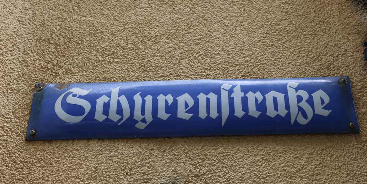 Nostalgie in blau-weiß