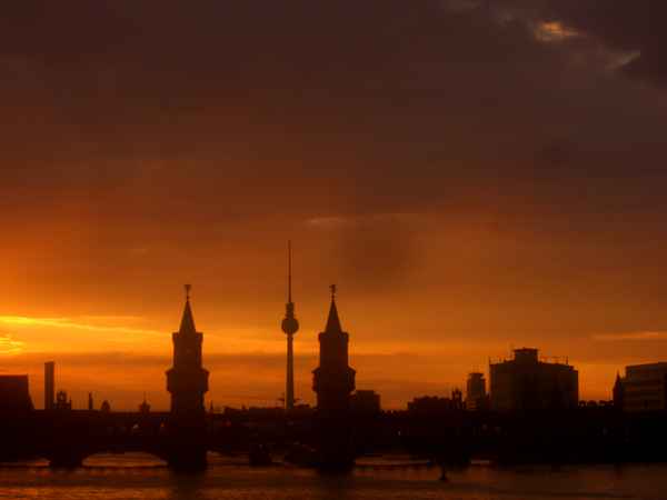 Sonnenuntergang über Berlin