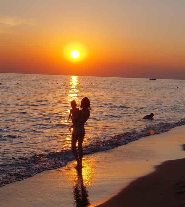 Sonnenuntergang am Meer