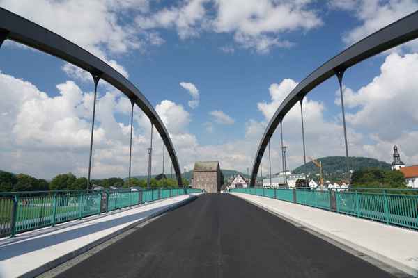 Neue Weserbrücke Beverungen - Lauenförde