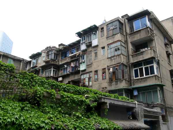 Wohnhausblock in Chengdu