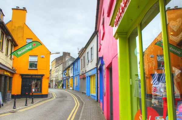 bunte Fassaden in Kinsale