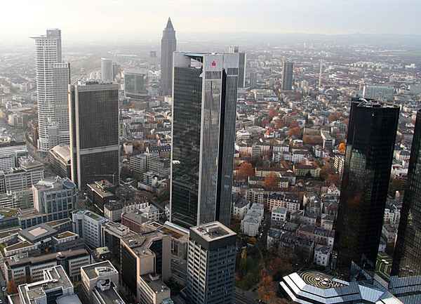 Frankfurt von oben