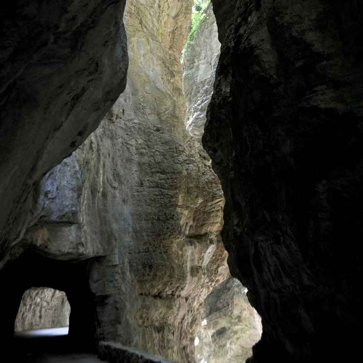 Schlucht über dem Gardasee