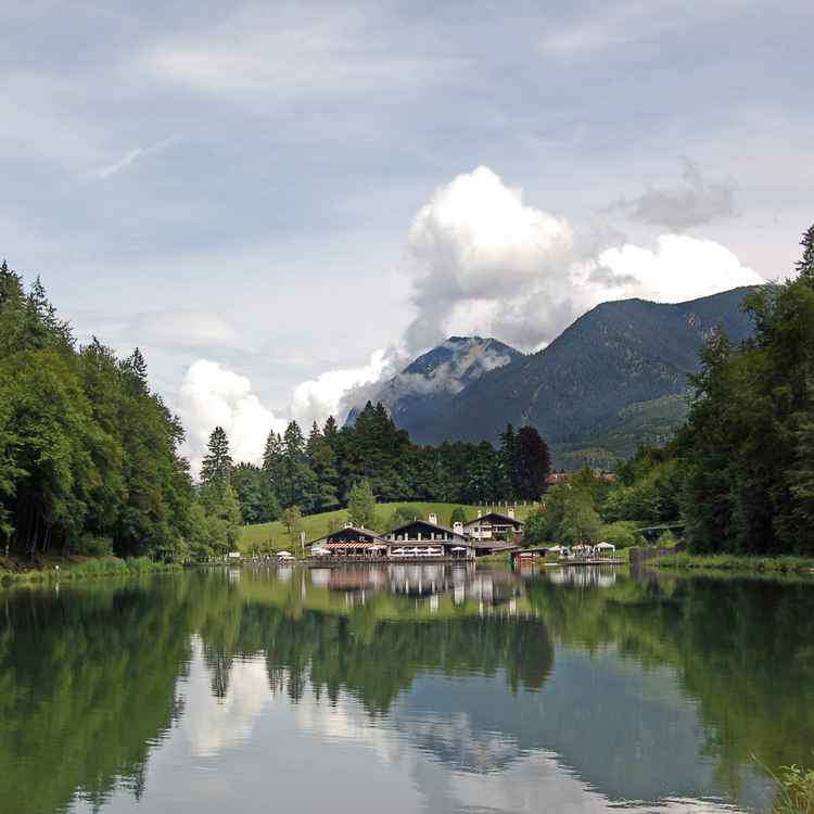 Riessersee bei Garmisch-Partenkirchen