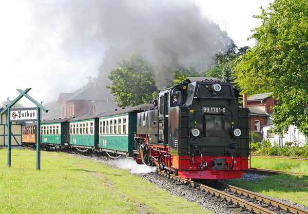 Abfahrt in Putbus