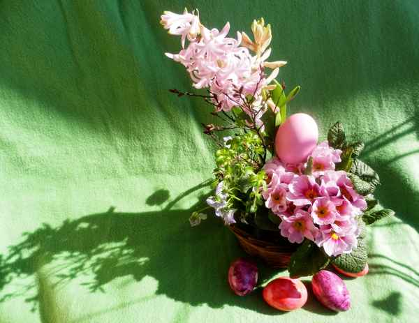 Ostergrüße in Pink