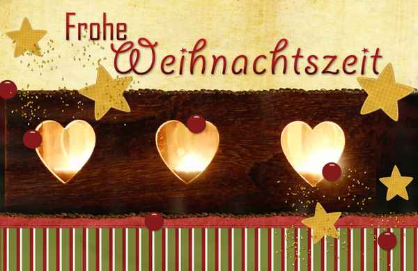 Karte zur Weihnachtszeit