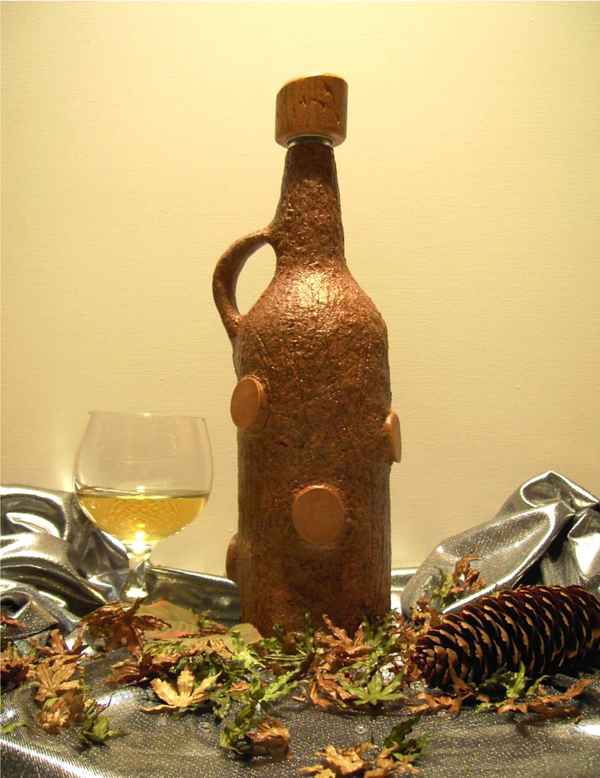Holzflasche