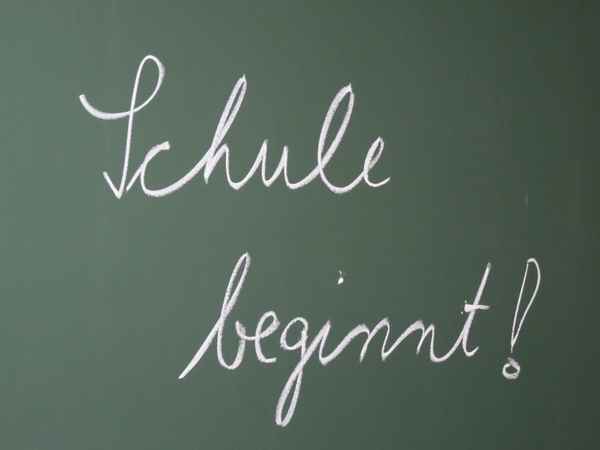 Schule beginnt