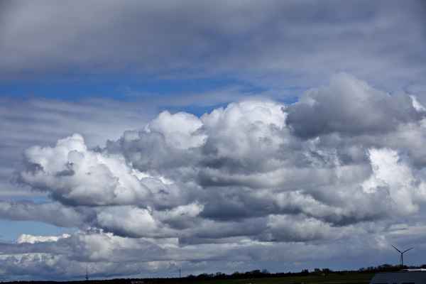 Wolken ziehen vorbei