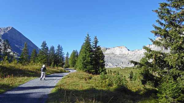 Zuerst Richtung Daubensee