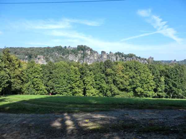 Blick auf die Bastei