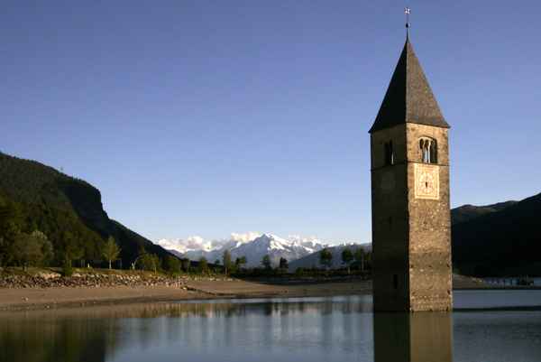 Kirchturm im Reschensee