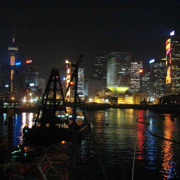 Hong Kong bei Nacht