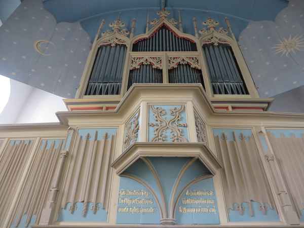 Orgel der Kirche in Rysum / Ostfriesland