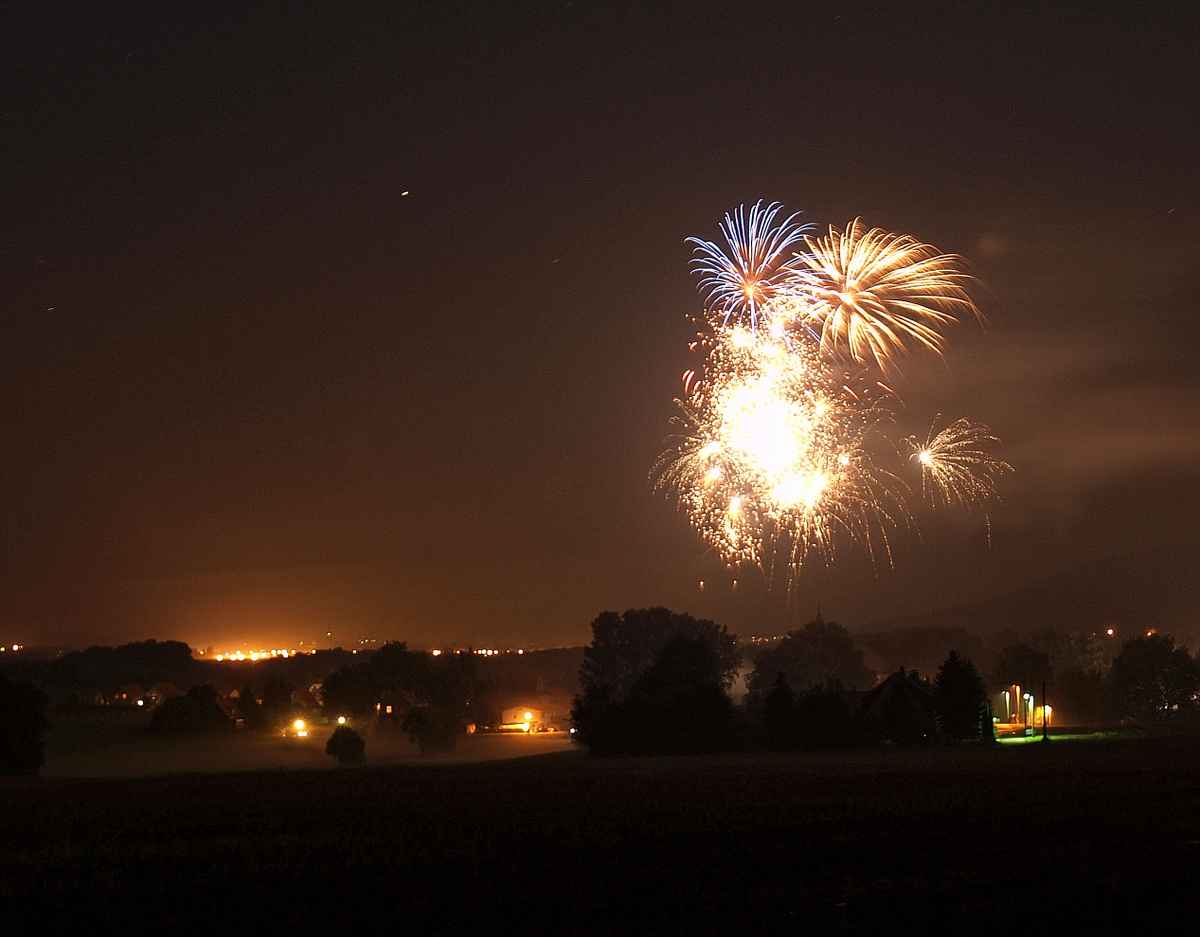 Feuerwerk in Niedercunnersdorf 2011