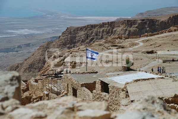 Die Festung Masada in Israel