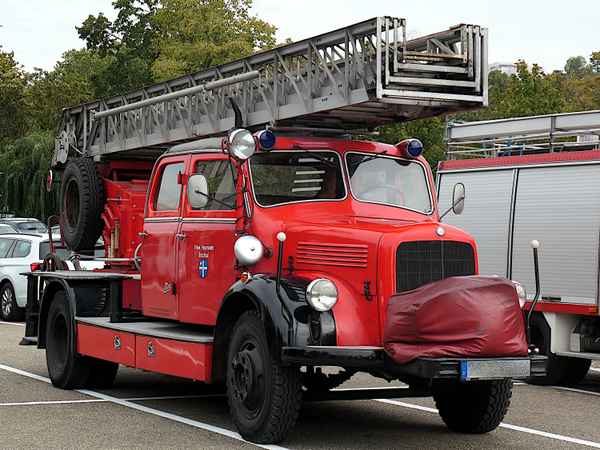 Feuerwehr Leiterwagen, Oldtimer
