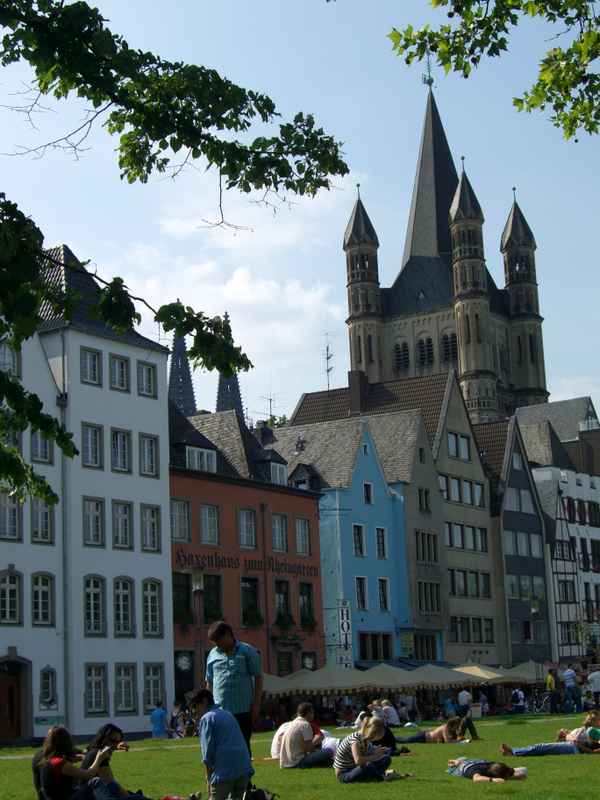 Groß St. Martin am Fischmarkt in Köln