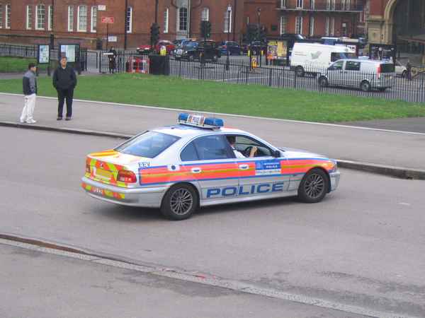 Londoner Polizeiauto