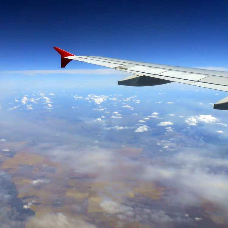 Flugzeug über Nordbarasilien