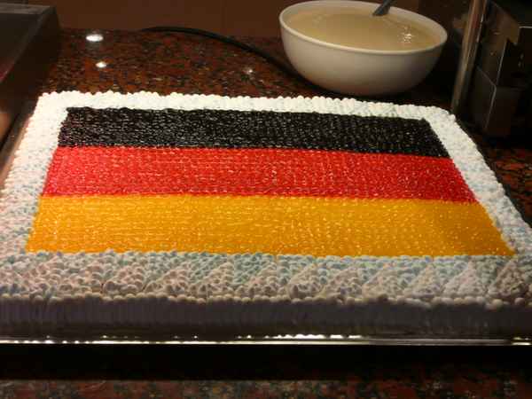Deutsche Torte beim Buffet der Norwegian Gem