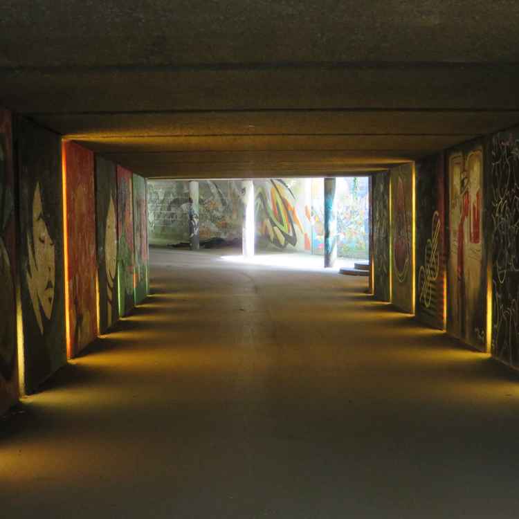 Unterf&uuml;hrung beim Friedensengel in M&uuml;nchen 3. Foto