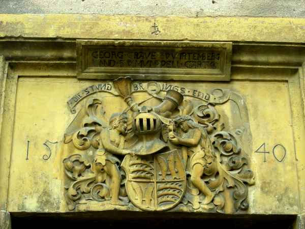 Hausschild - die Stund brings End - von 1540 in Riquewihr