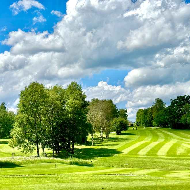 Golfplatz im Sommer