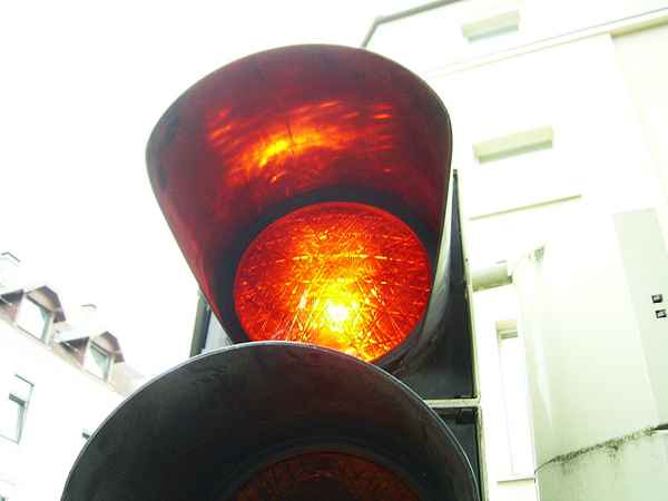Ampel auf Rot