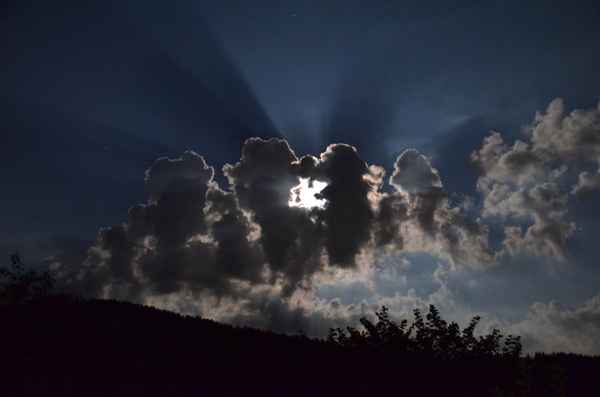 Strahlender Vollmond