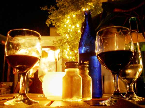 Dinner bei Kerzenschein