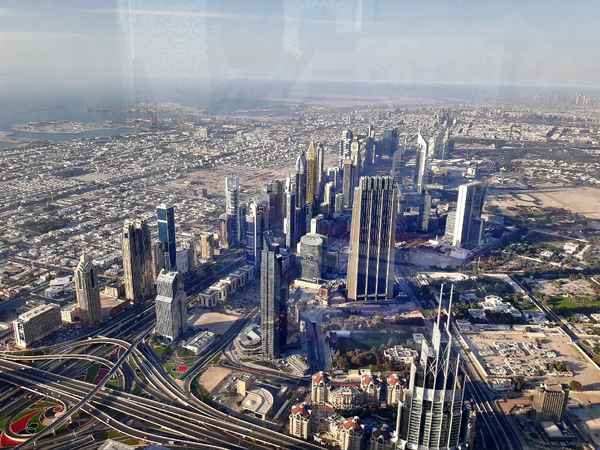 die Dächer von Dubai