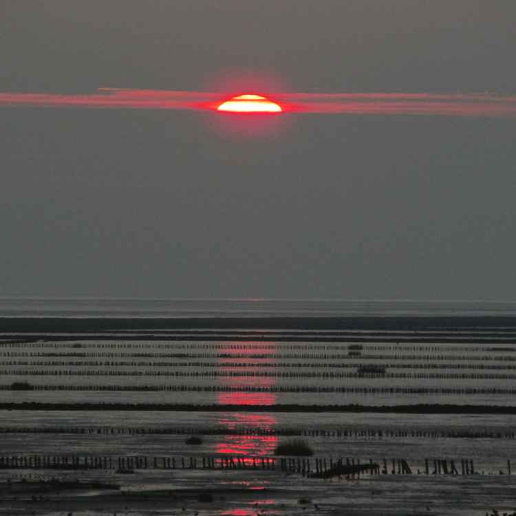 Sonnenuntergang an der Nordsee