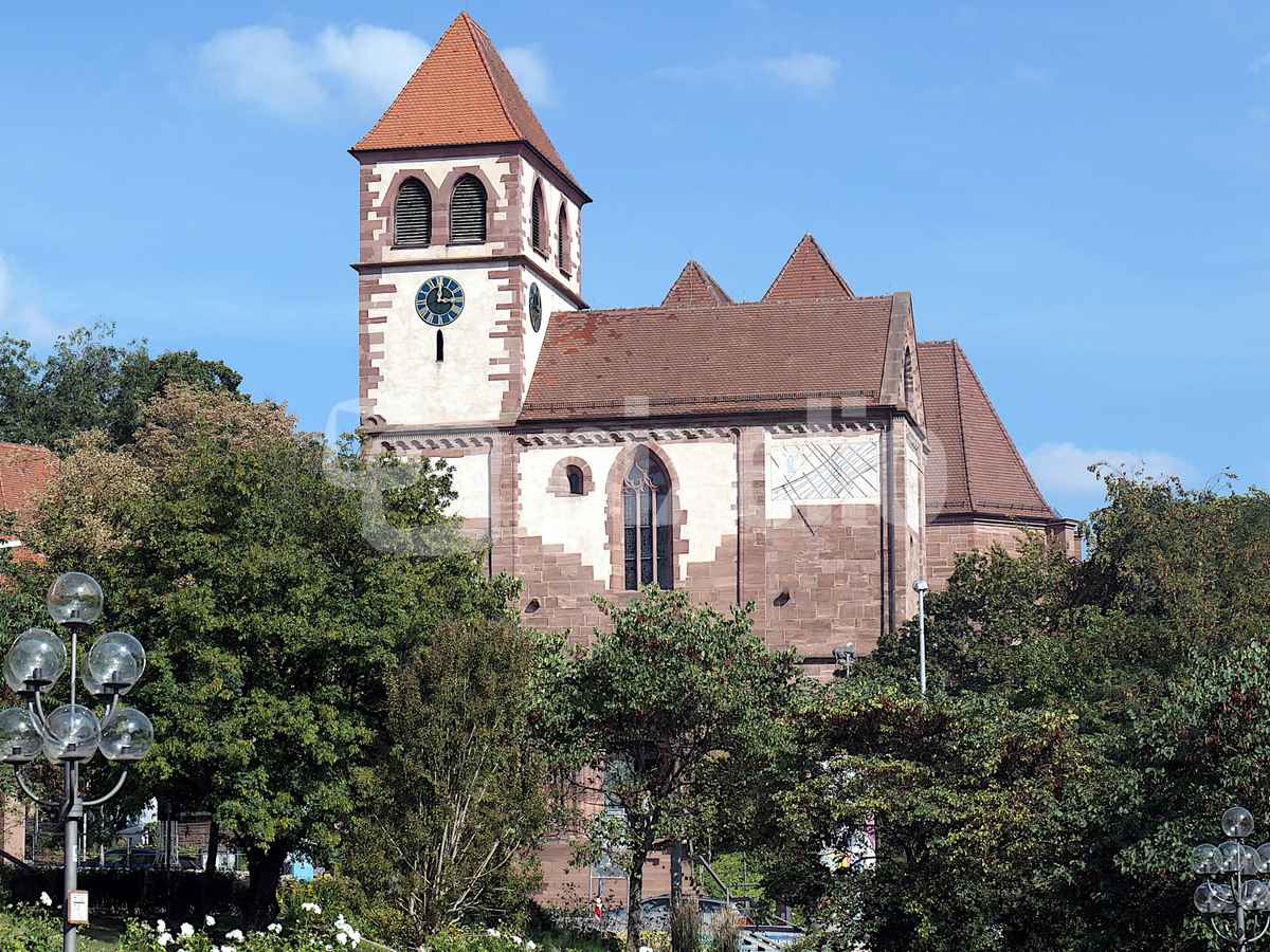 Pforzheim - Schloßkirche in der Innenstadt