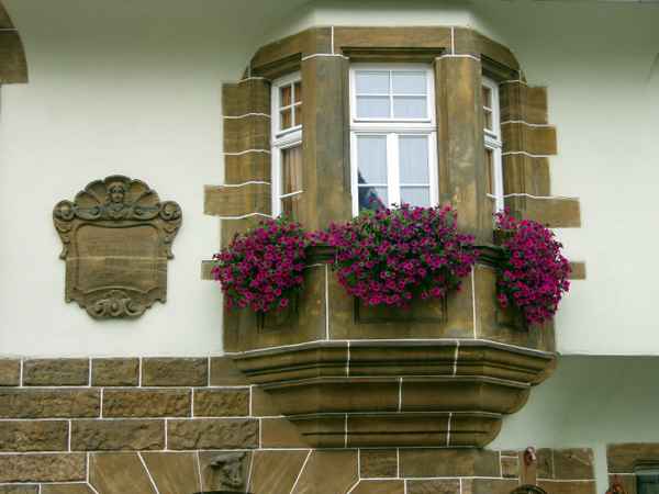 Erker mit 3 Fenstern