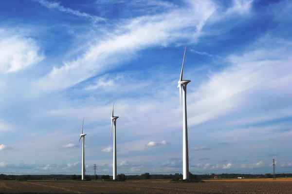 Flaches Land und viel Himmel