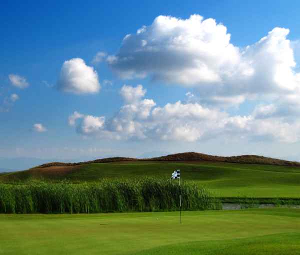 Allgemeiner Golfplatz Links-Course am Meer
