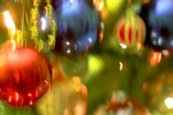 Blurred Christmas Tree