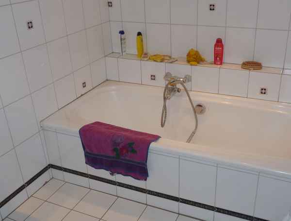Badezimmer: nicht mehr ganz neu
