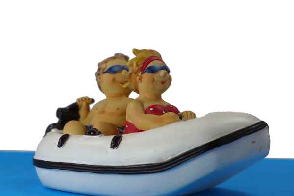 Im Schlauchboot