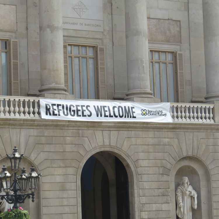 Refugees welcome - in Barcelona