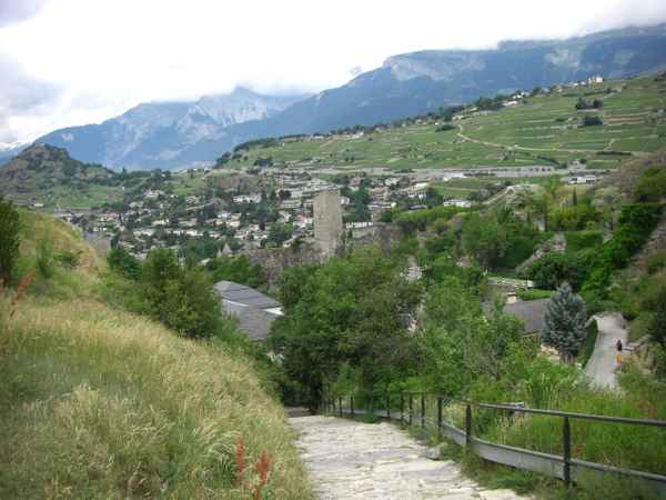 Blick vom Chateau Valere