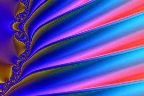 Fractal goldenes Ornament