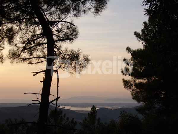 Sonnenuntergang in der Toscana