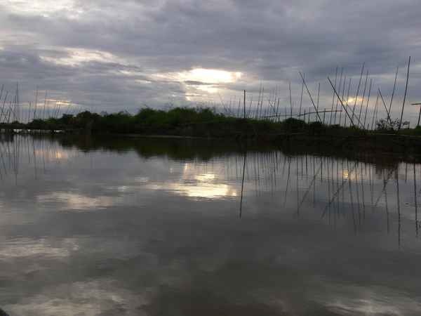 Floßfischer am Mekong (Thailand)