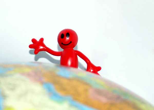 Blick über die Erdkugel