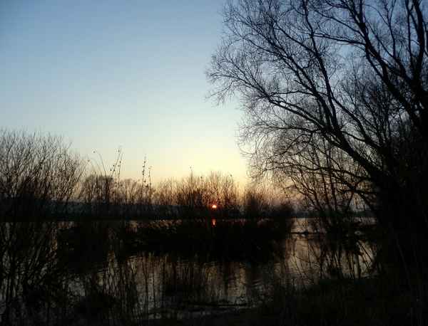 Im Biberland geht die Sonne unter
