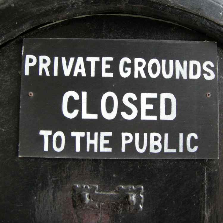 Closed to the Public